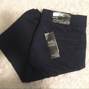 Kim Rogers Navy Bermuda Shorts